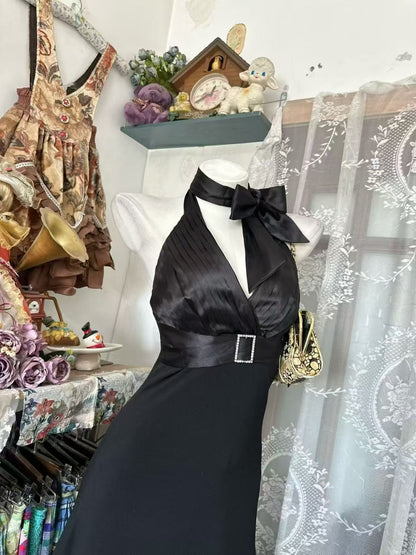 Robe de bal bustier violette en satin avec appliques, robe de soirée formelle J9413