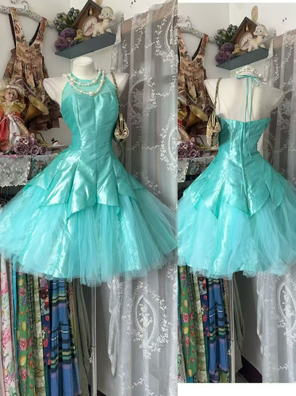 Robe de bal bustier violette en satin avec appliques, robe de soirée formelle J9413