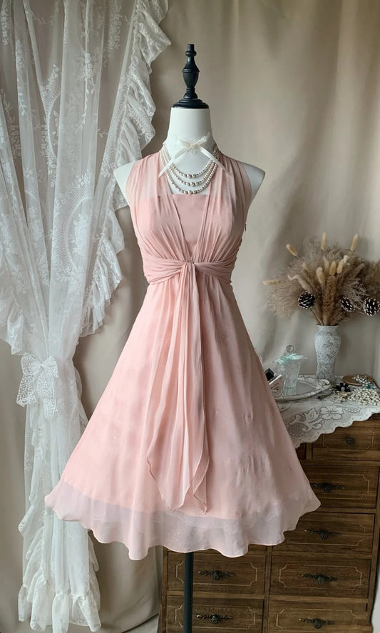 Trägerloses silbernes Vintage-Abendkleid, A-Linie, Geburtstagskleid J9370
