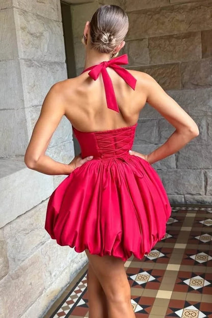 Trägerloses silbernes Vintage-Abendkleid, A-Linie, Geburtstagskleid J9370