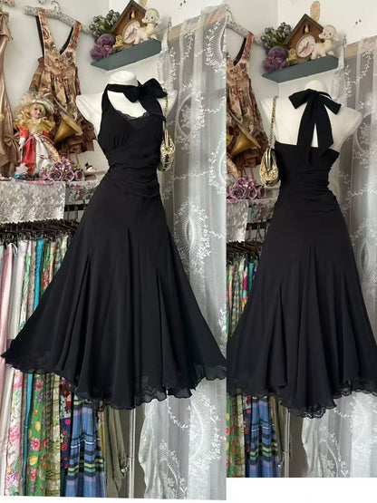 Trägerloses silbernes Vintage-Abendkleid, A-Linie, Geburtstagskleid J9370