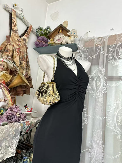 Trägerloses silbernes Vintage-Abendkleid, A-Linie, Geburtstagskleid J9370