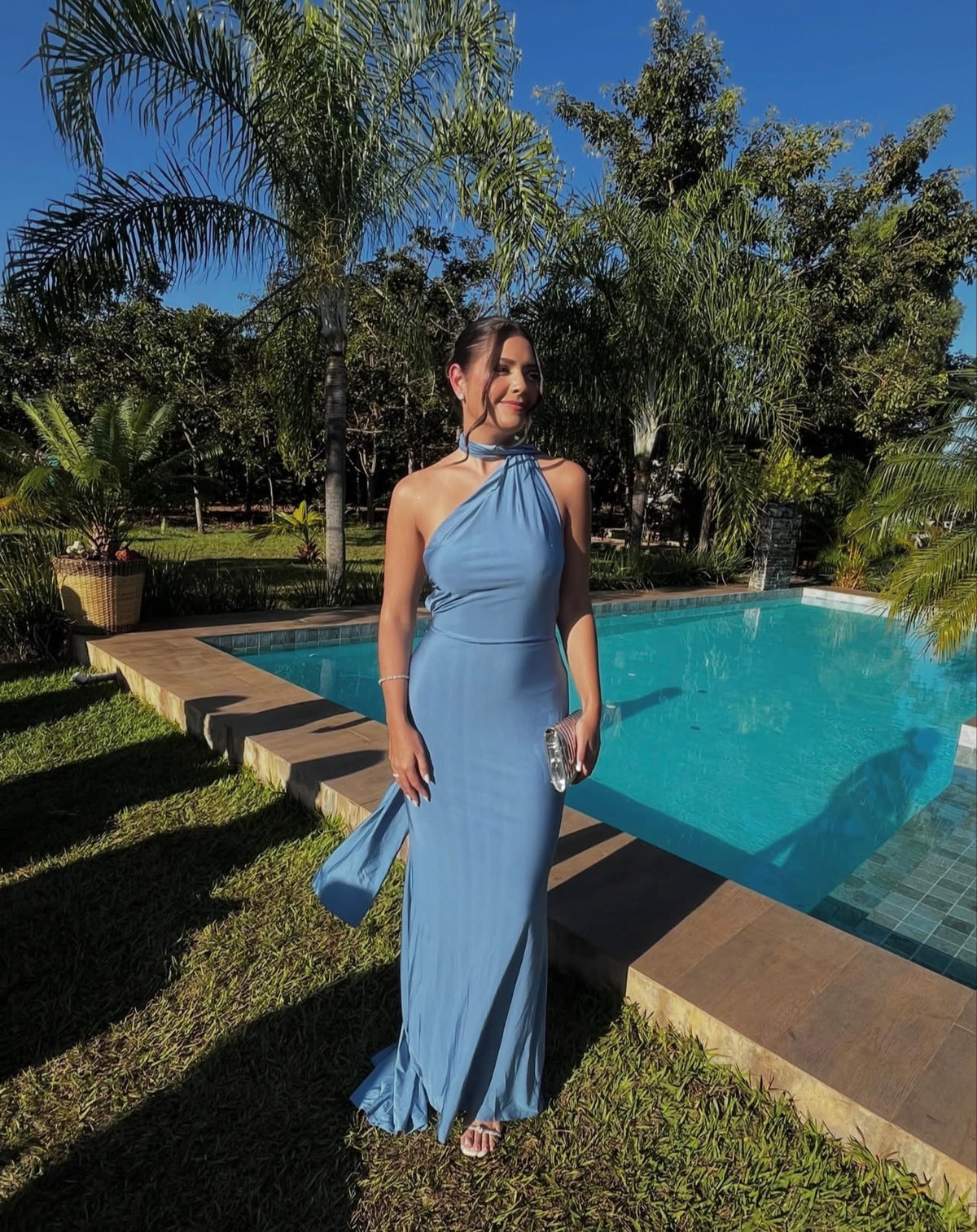Robe de bal bustier violette en satin avec appliques, robe de soirée formelle J9413
