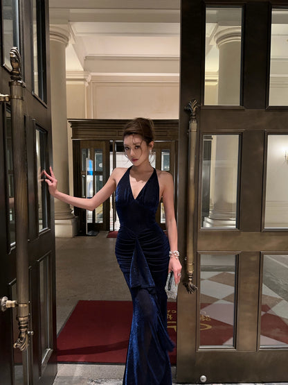 Robe de bal bustier violette en satin avec appliques, robe de soirée formelle J9413