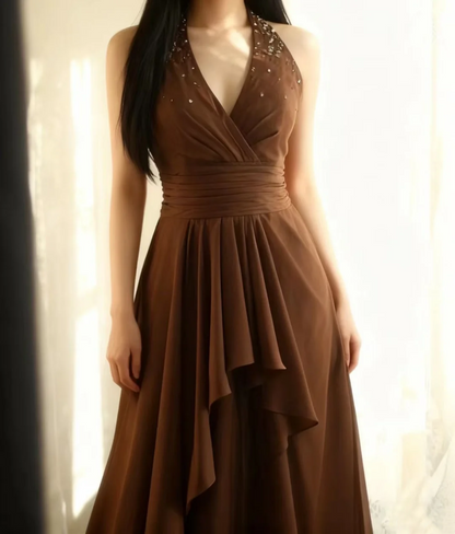 Robe de bal bustier violette en satin avec appliques, robe de soirée formelle J9413