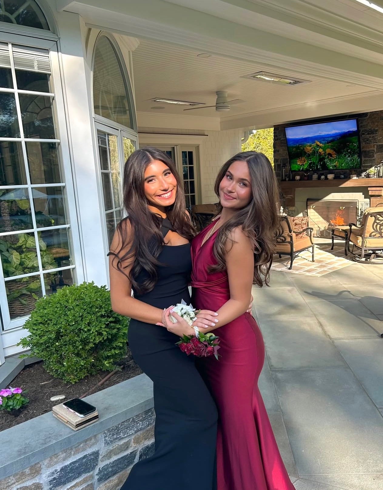 Halter Open Back Mermaid Prom Dress Sexy Satin Evening Dress  J10445