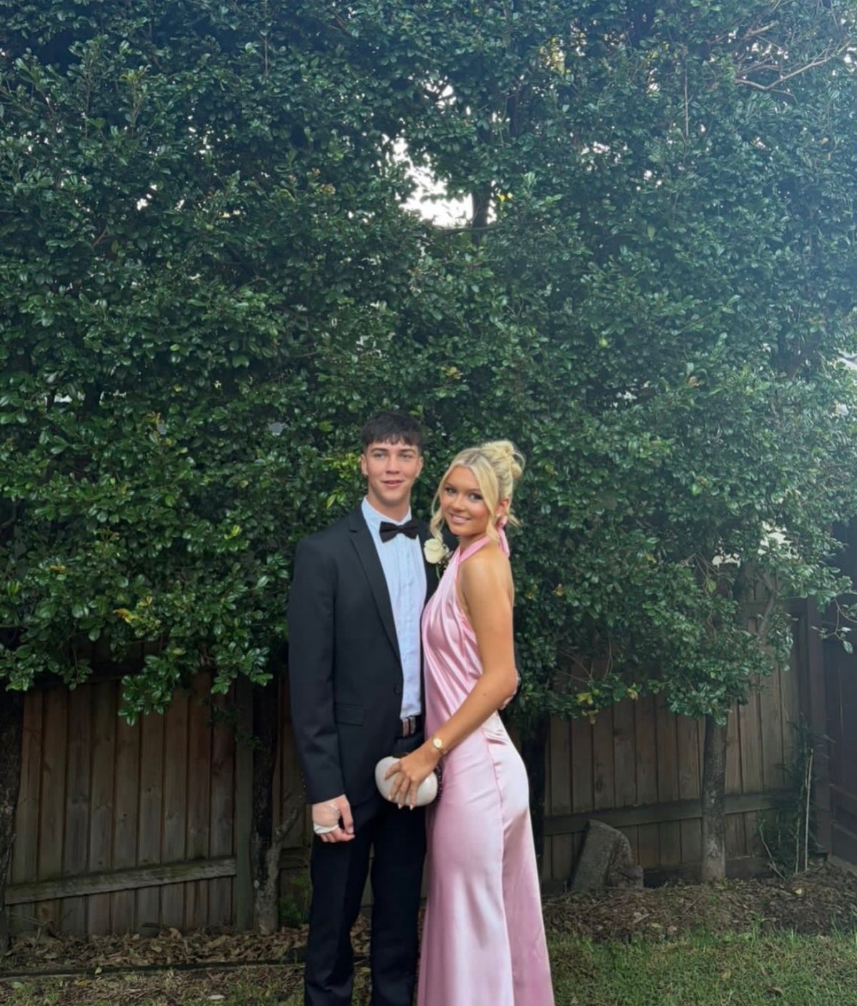 Halter Pink Satin Formal Wedding Guest Dress Evening Gowns  J11782