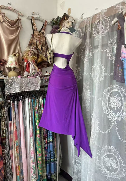 Trägerloses silbernes Vintage-Abendkleid, A-Linie, Geburtstagskleid J9370
