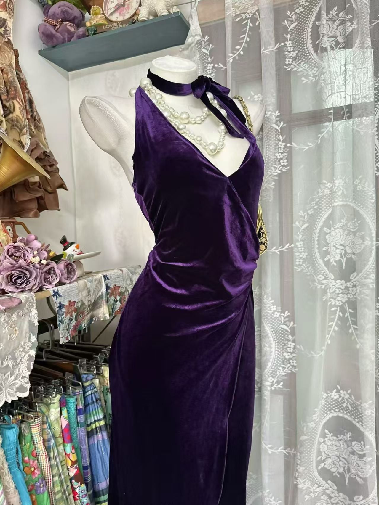 Trägerloses silbernes Vintage-Abendkleid, A-Linie, Geburtstagskleid J9370