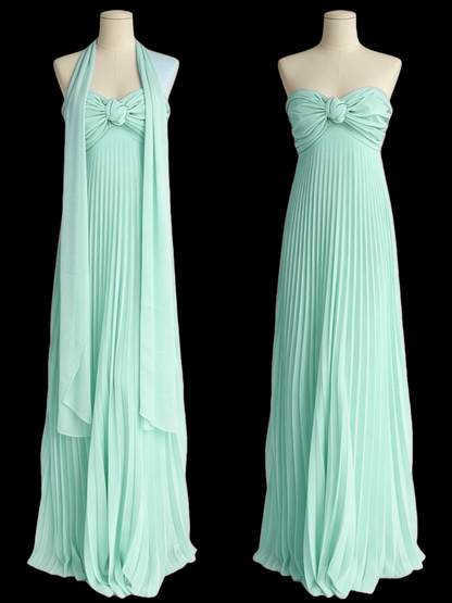 Light Pink Strapless Chiffon Long Prom Dress Evening Party Dress J3987