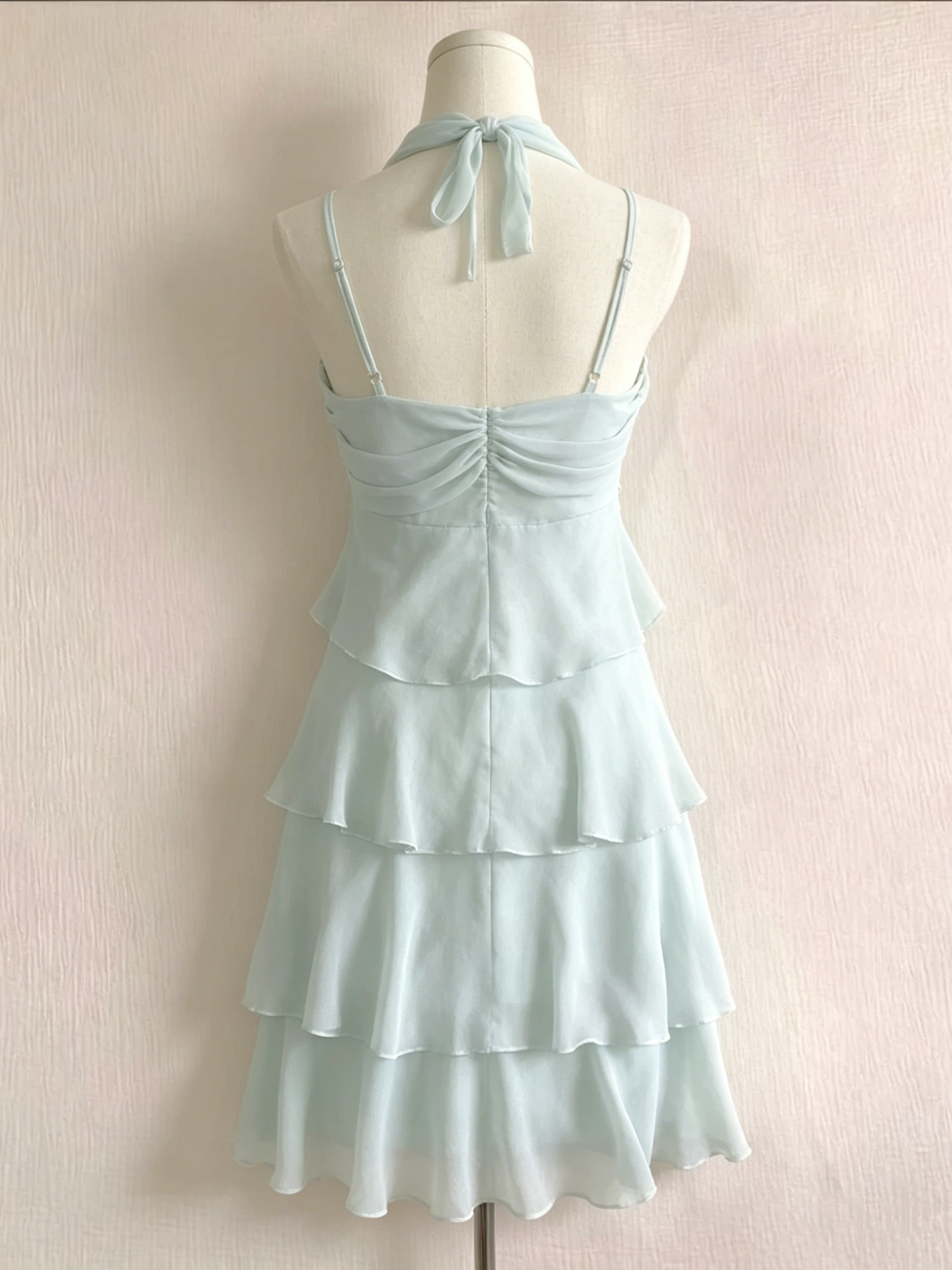 Retro Layered Short Homecoming Dress Ruffle Party Dress J4171