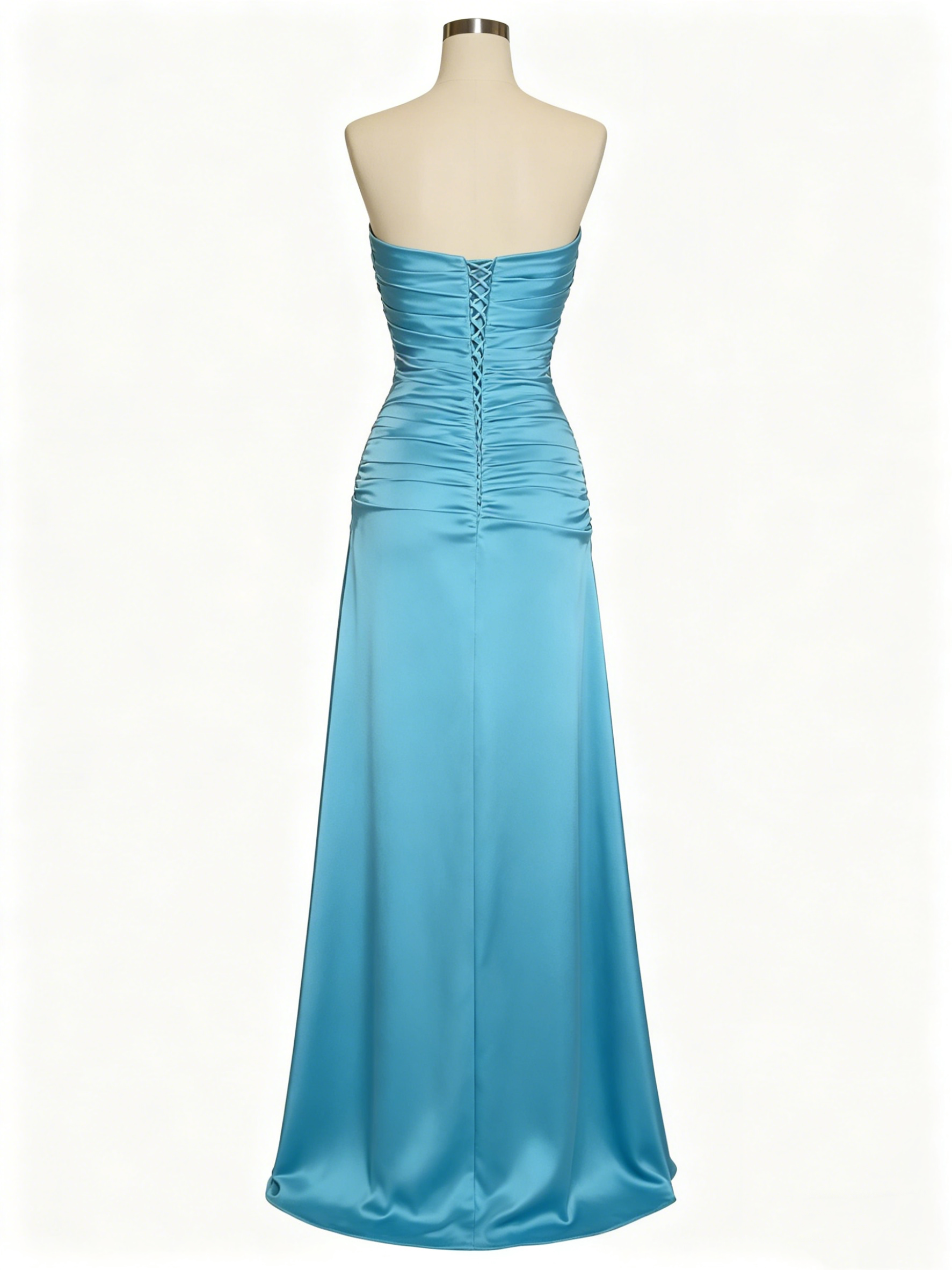 Strapless A Line Long Prom Dress Blue Graduation Dress J4313 JulyProm Strapless A Line Long Prom Dress Blue Graduation Dress J4313 JulyProm