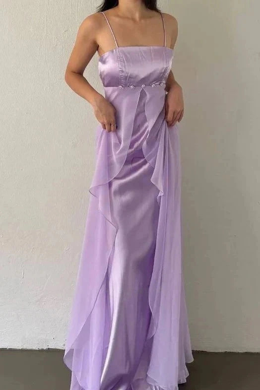 Lavender Vintage Long Prom Dress Formal Party Dress J5686