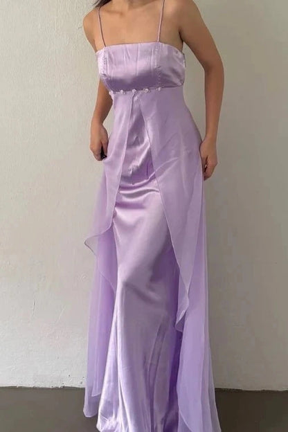 Lavender Vintage Long Prom Dress Formal Party Dress J5686