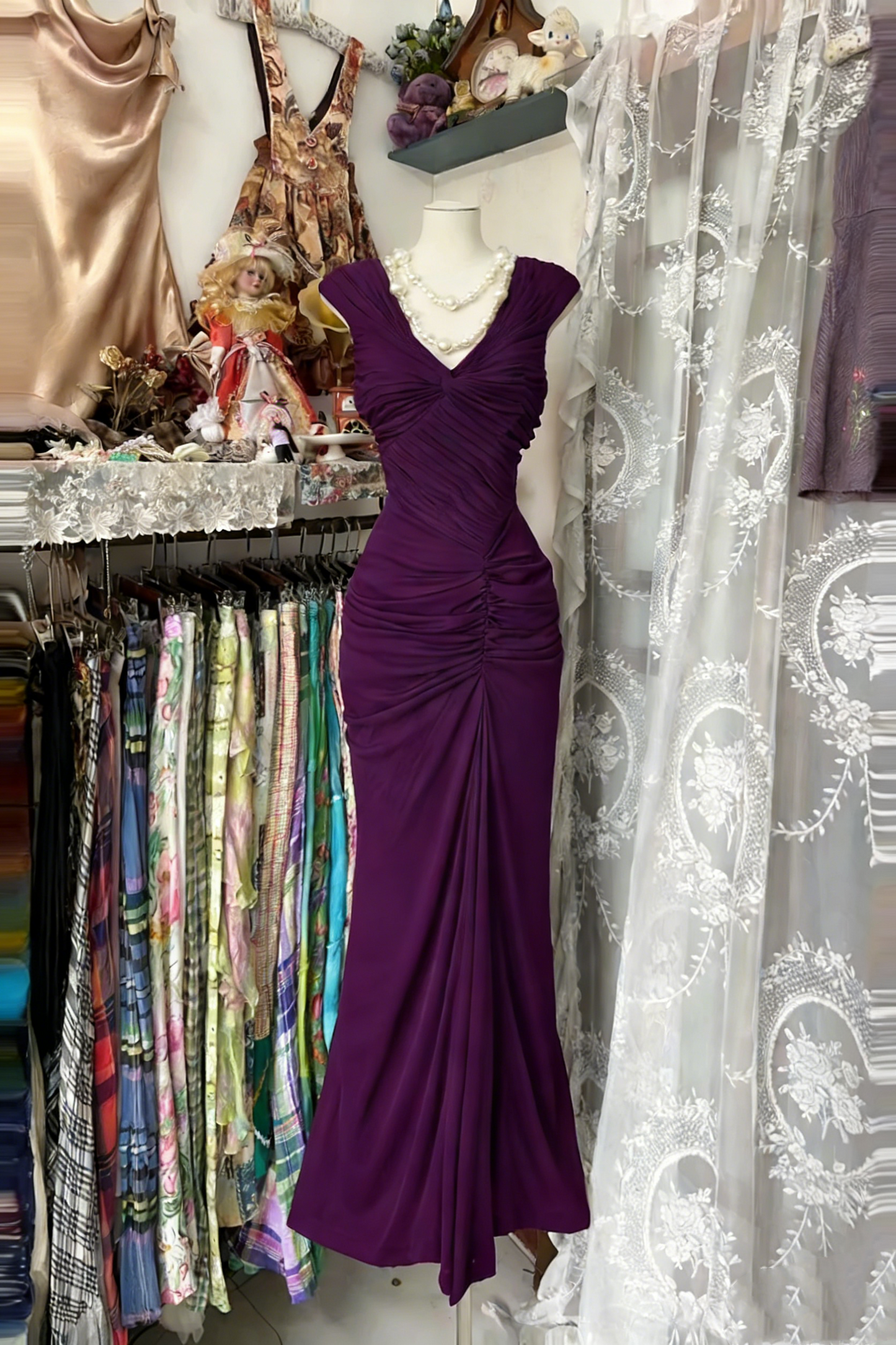 Dunkelblaues Meerjungfrau-Abschlussballkleid, formelles Abendkleid, Partykleid J6637