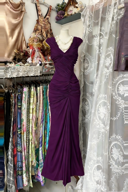 Dunkelblaues Meerjungfrau-Abschlussballkleid, formelles Abendkleid, Partykleid J6637