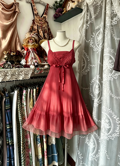 A Line Pink Outfit Vintage Short Party Dress Homecoming Dress J7009
