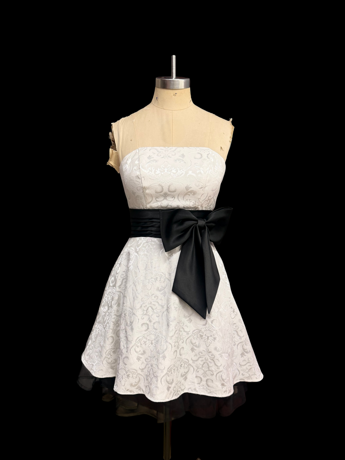 Strapless A Line  Ivory Short Birthday Dress Homecoming Dress J7698