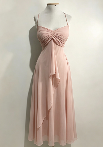 Green Chiffon Long Prom Dress A Line Formal Party Dress J8299