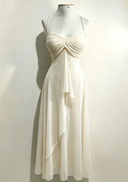 Green Chiffon Long Prom Dress A Line Formal Party Dress J8299