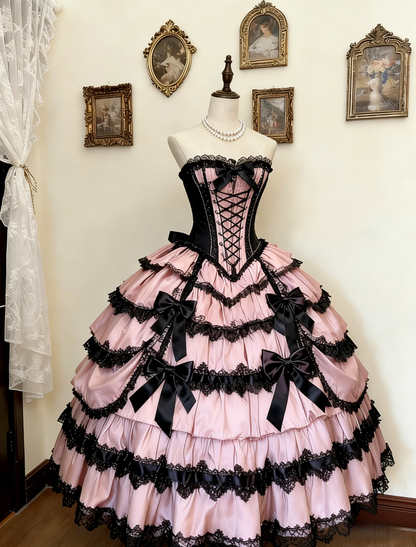 Robe de bal violette pour Sweet 16 avec dentelle, robe de fête mignonne pour adolescentes J8659