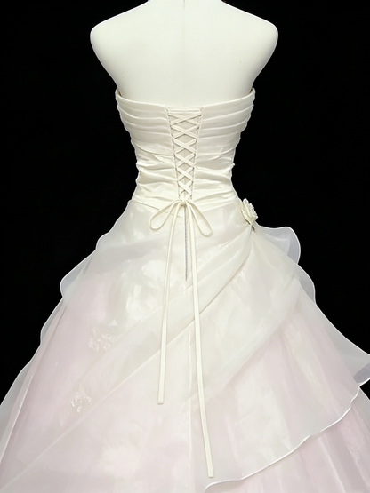 Sweetheart A Line Long Prom Dress Sweet 15 Birthday Dress J8810