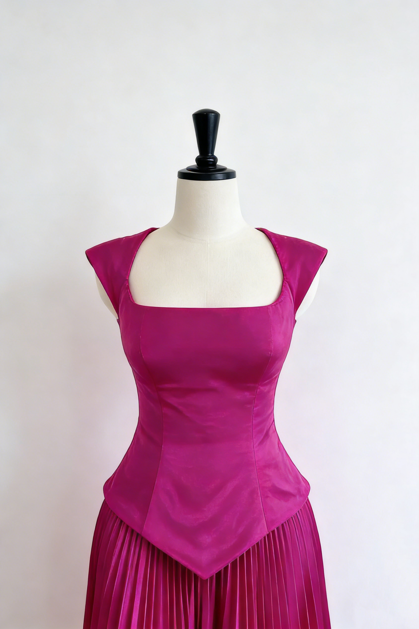 Hot Pink A Line Prom Dress Elegant Evening Party Dress J8816