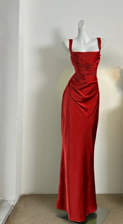 Elegant Green Long Prom Dress Simple Formal Party Dress J8916