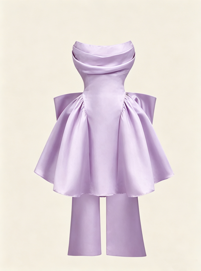 A Line Pink Satin Birthday Dress Short Prom Dress Party Dress J8922