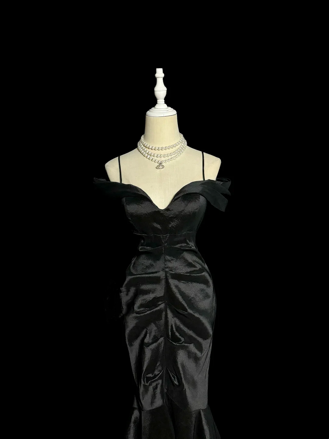 Rosa Etuikleid, lang, mit Seitenschlitz, Satin, formelles Kleid J8820