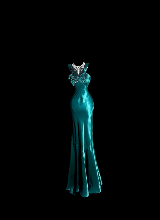 Robe de soirée fourreau noire sexy longue avec fente J8826