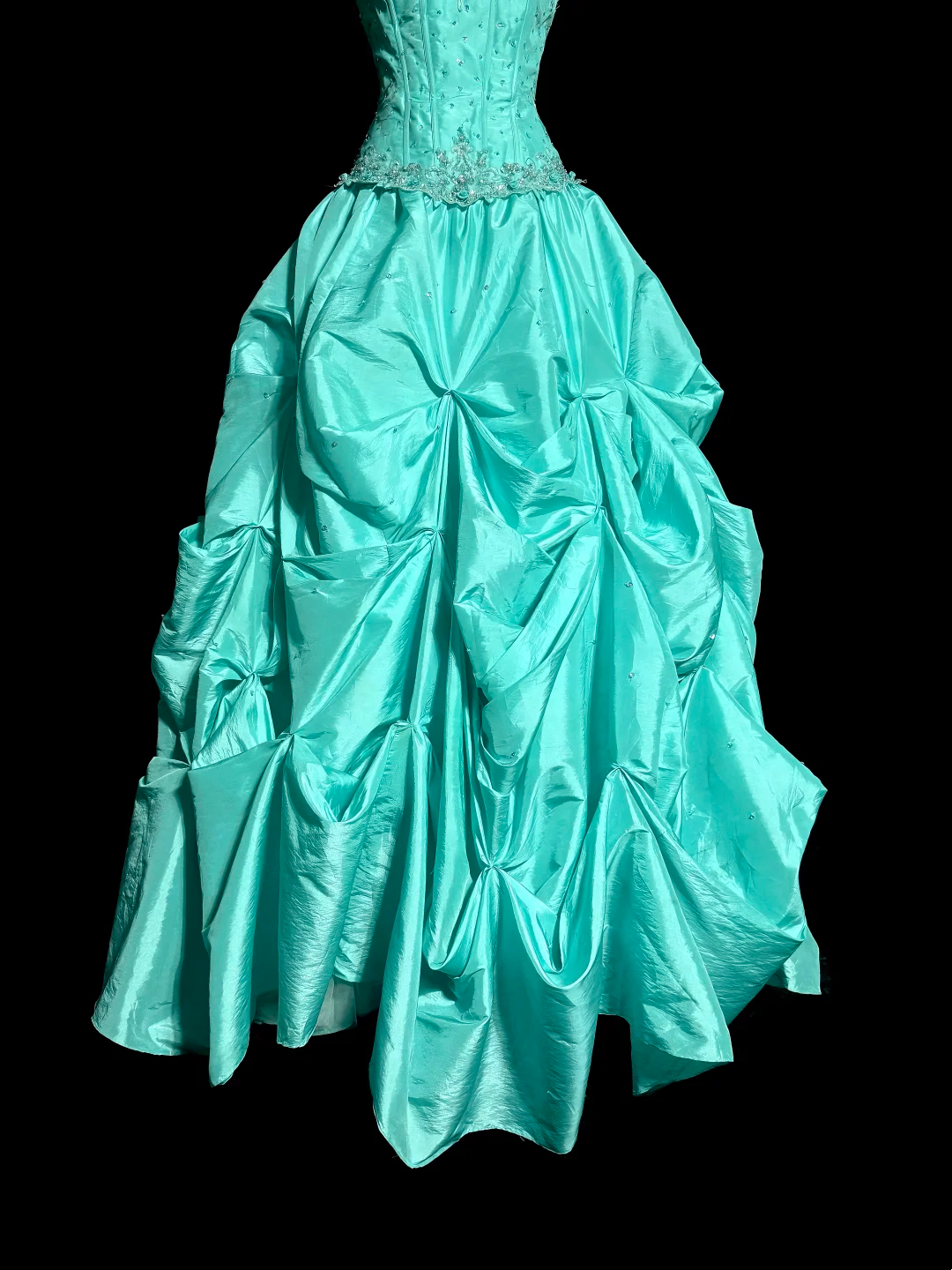 Rosa Etuikleid, lang, mit Seitenschlitz, Satin, formelles Kleid J8820