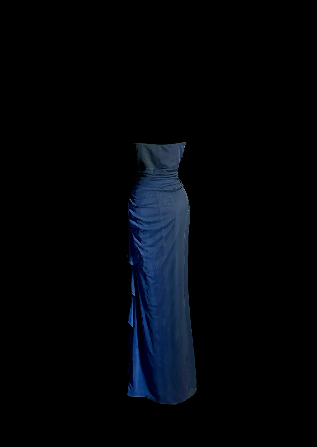 Sweetheart Navy Blue Vintage Prom Dress Beaded Evening Party Dress J8943