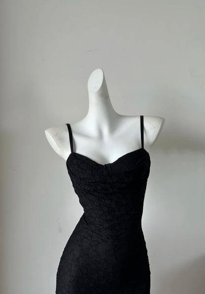 Rosa Etuikleid, lang, mit Seitenschlitz, Satin, formelles Kleid J8820