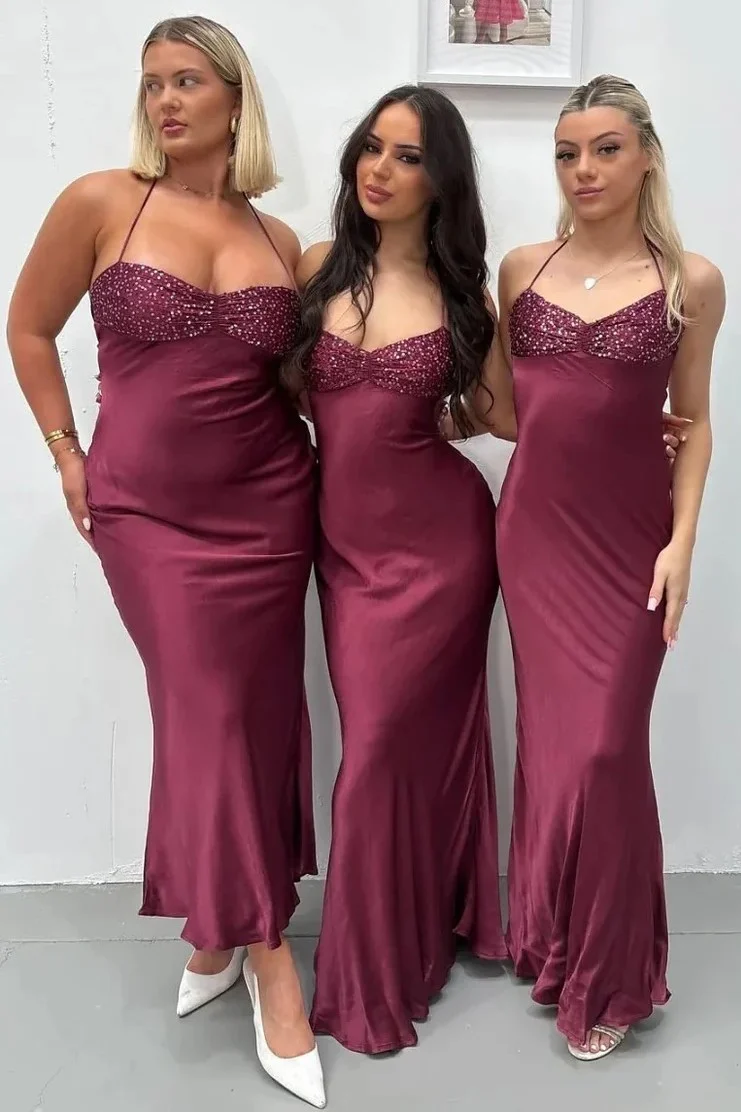 Spaghetti Straps Sequin Maxi Prom Dress with Lace-up Back J8966