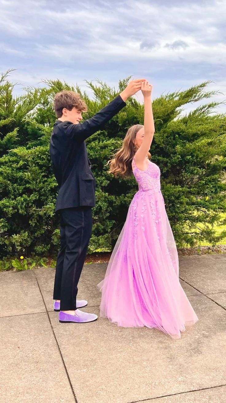 Lilac Tulle Long Prom Dress A Line Formal Evening Party Dress J8988