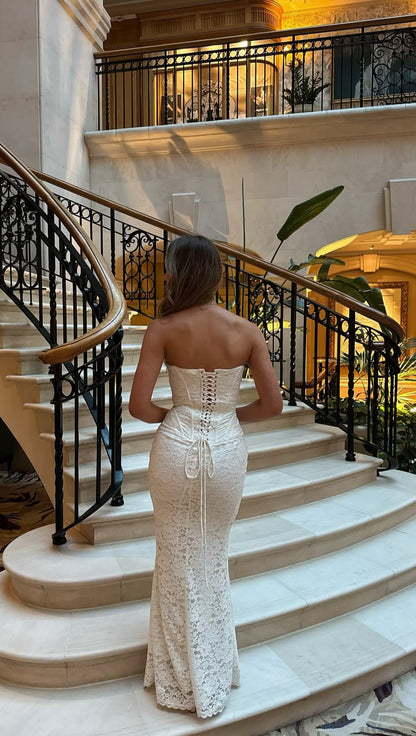 Rosa Etuikleid, lang, mit Seitenschlitz, Satin, formelles Kleid J8820