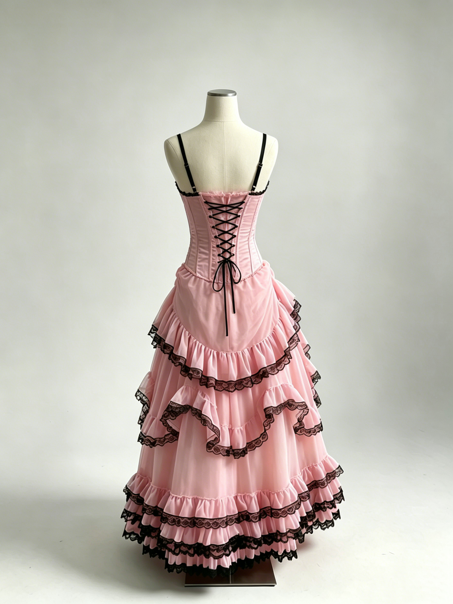 Rosa Etuikleid, lang, mit Seitenschlitz, Satin, formelles Kleid J8820