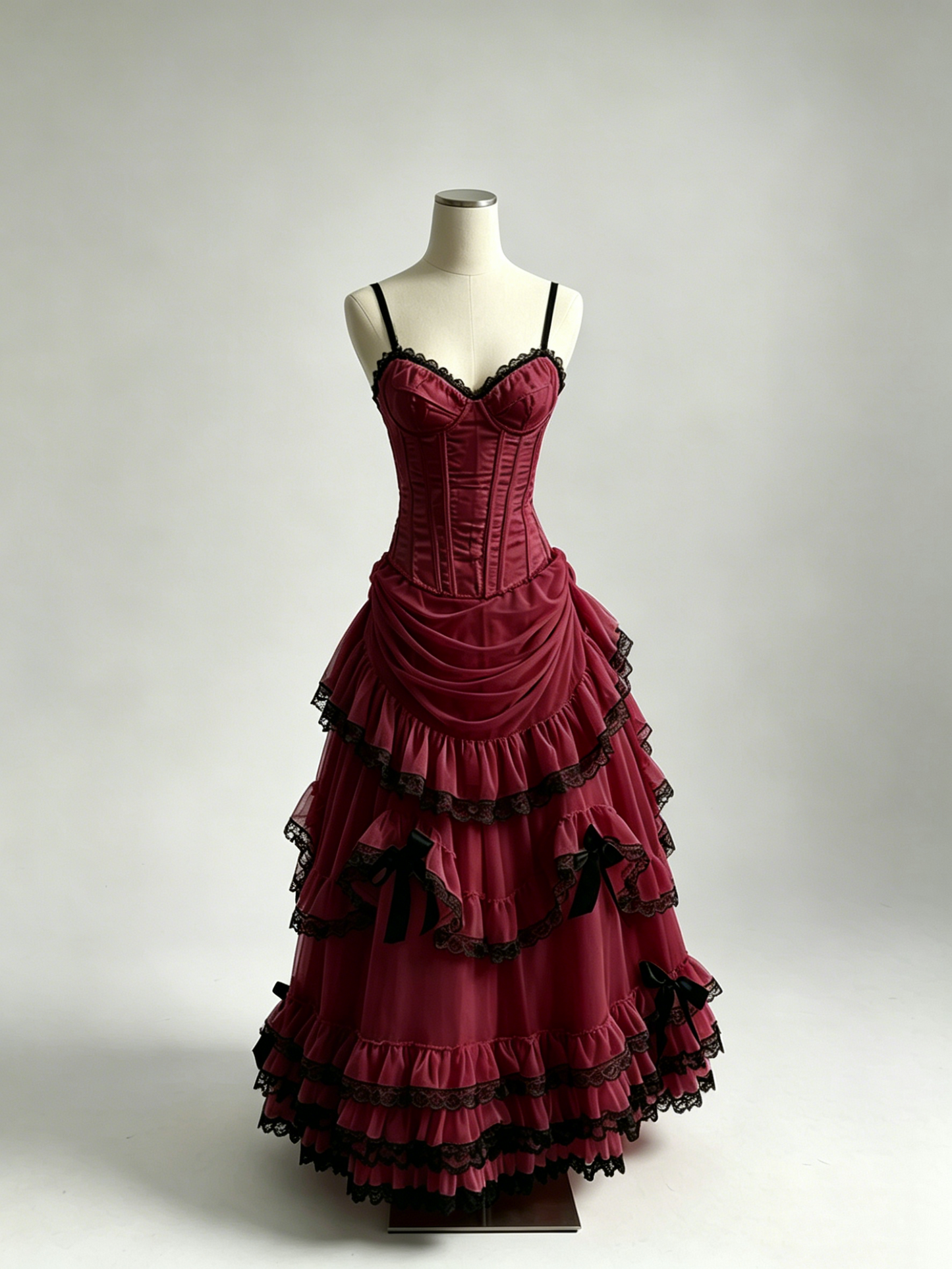 Rosa Etuikleid, lang, mit Seitenschlitz, Satin, formelles Kleid J8820