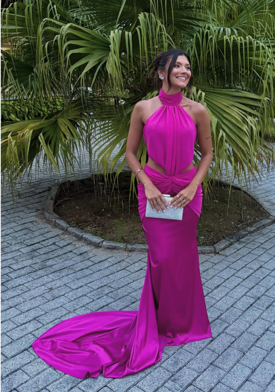 Robe de soirée fourreau noire sexy longue avec fente J8826