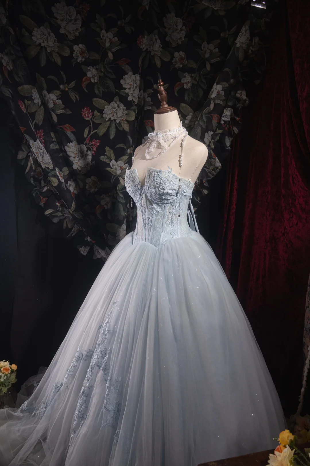 Rosa Etuikleid, lang, mit Seitenschlitz, Satin, formelles Kleid J8820