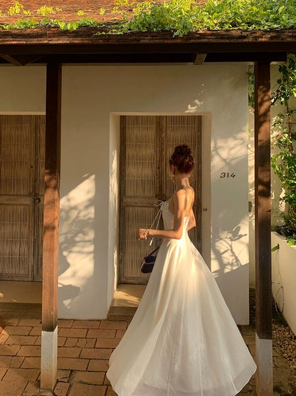 A Line Ivory Prom Dress Evening Dress Formal Party Dress J9059