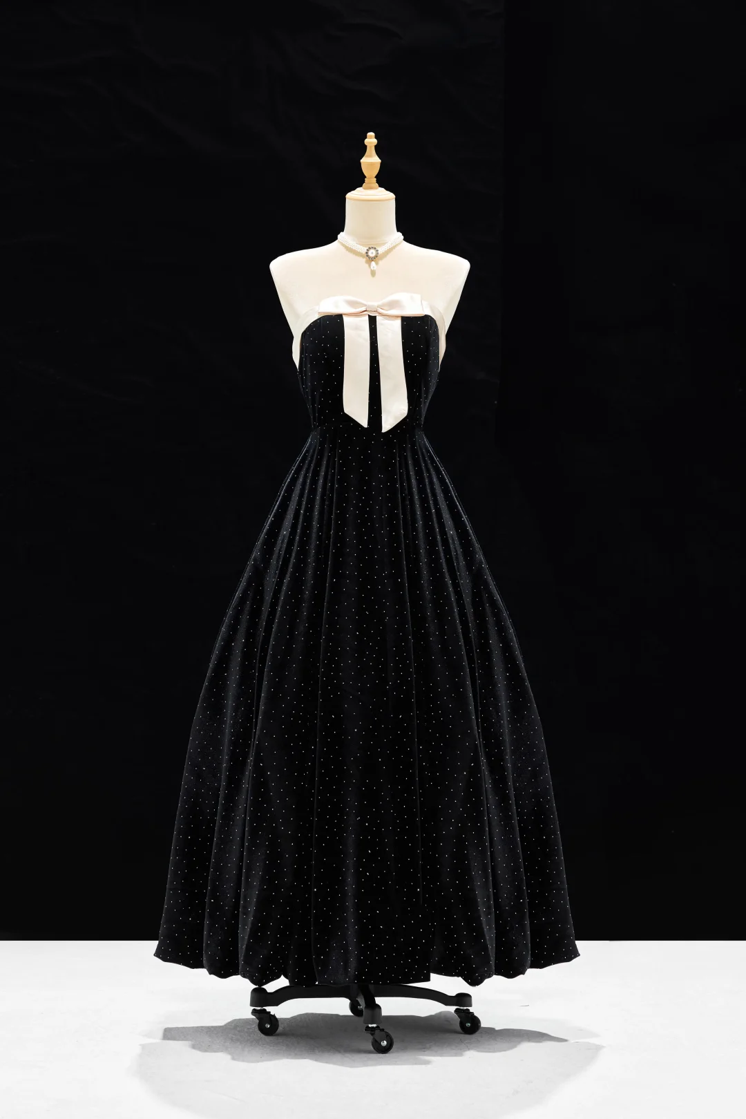 Rosa Etuikleid, lang, mit Seitenschlitz, Satin, formelles Kleid J8820