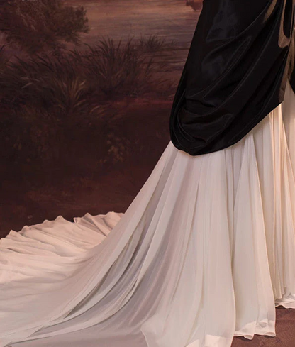 Robe de soirée fourreau noire sexy longue avec fente J8826