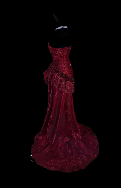 Robe de soirée fourreau noire sexy longue avec fente J8826