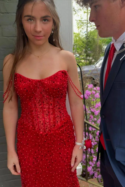 Robe de soirée fourreau noire sexy longue avec fente J8826