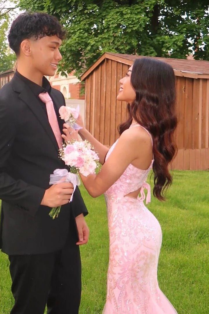 Robe de soirée fourreau noire sexy longue avec fente J8826