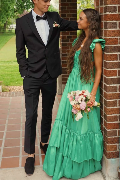 Robe de soirée fourreau noire sexy longue avec fente J8826