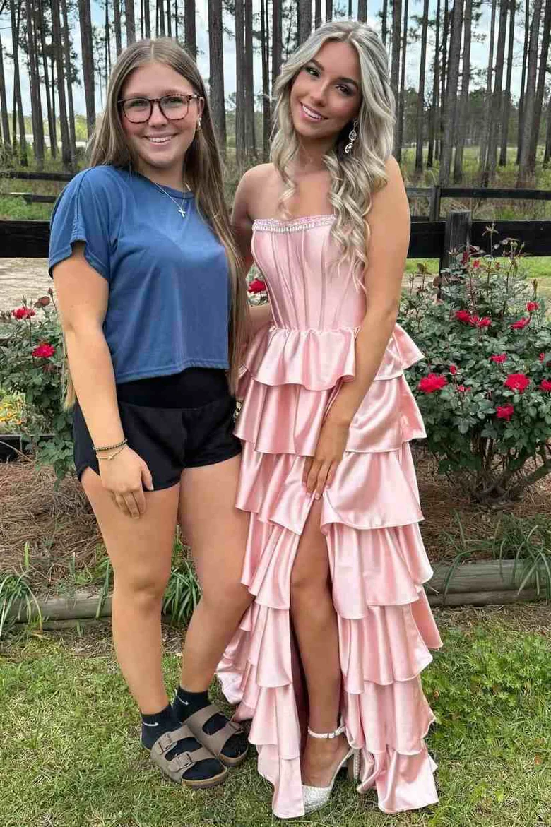 Robe de soirée fourreau noire sexy longue avec fente J8826