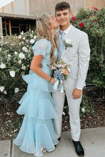 Robe de soirée fourreau noire sexy longue avec fente J8826